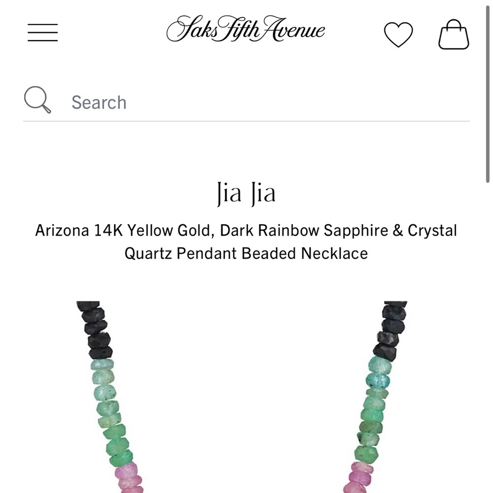 New Jia Jia Crystal Necklace - Picture 4 of 8